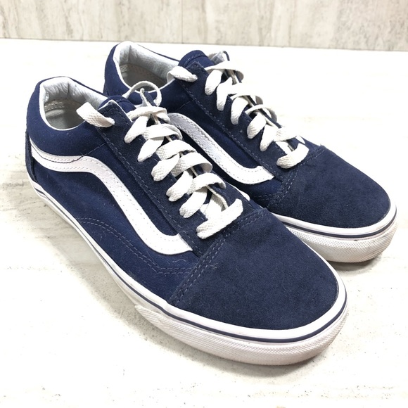Vans Shoes - Vans Blue and White Old Skool Sneakers